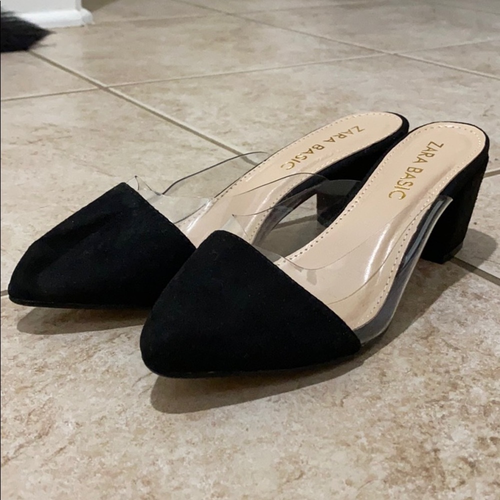 Zara Black Heels